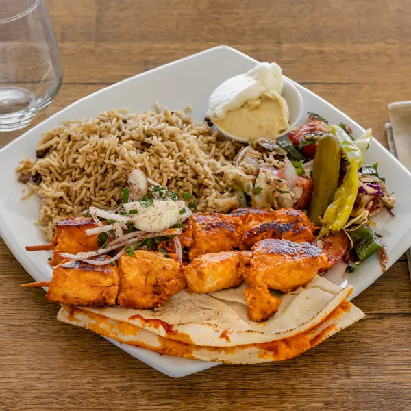 طبق شيش دجاج