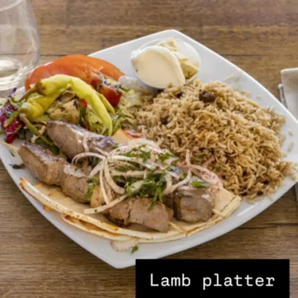 طبق شيش لحم