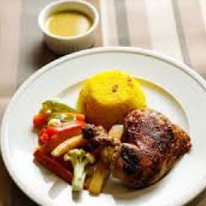 WHOLE CHICKEN, RICE, SALAD & DRINK